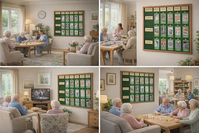 Clear display for residents